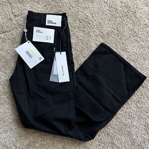 NWT Two Women Two Men Black Boot Cut High-End Made In Italy Designer Jeans Sz 31